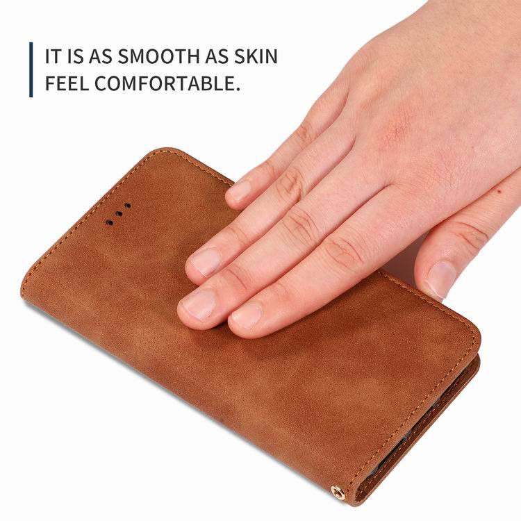 iPhone 13 Pro Max Original Magnetic Wallet Flip Cover with Card Slot and PU Leather