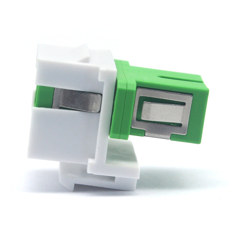 SC APC Simplex Keystone Adapter with Flange Loading Test ≥ 70 N Storage Temp. 40°C to 85°C