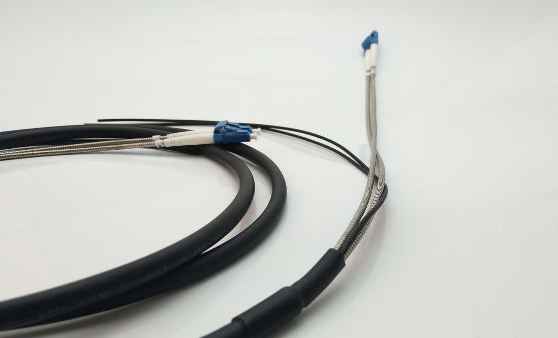 Duplex Single Mode 3.0mm Armored Optical Patch Cord G657b3