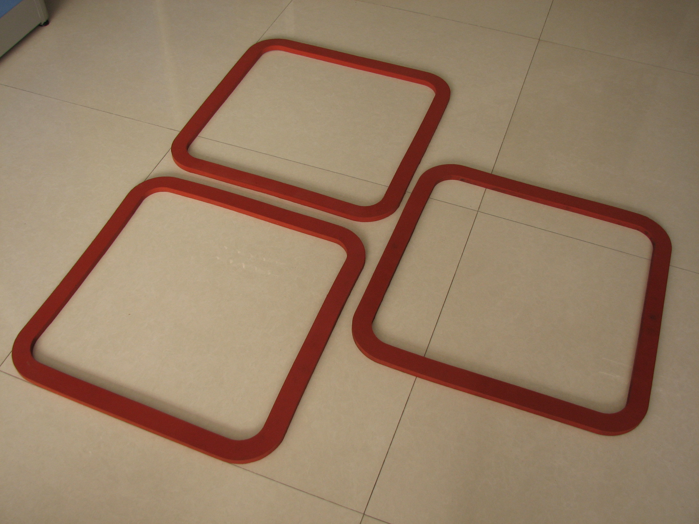 100% Virgin Silicone Rubber Washers , Close Cell Silicone Foam Gasket UV Resistance