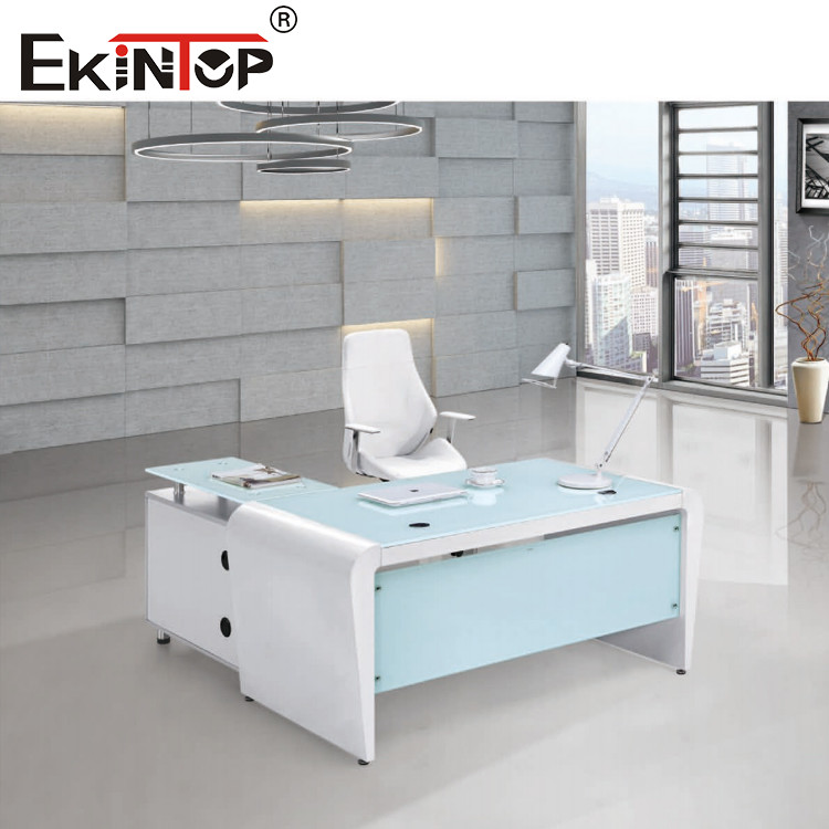 glass computer desk