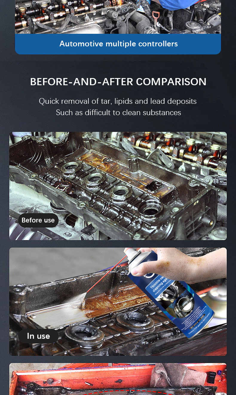 Remove Sludge and Clean Carbon with OAR Throttle Valve Cleaner Three Year Shelf Life