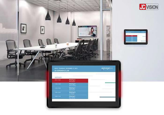 LED Light Conference Room Displays , NFC Poe Meeting Room Schedule Display