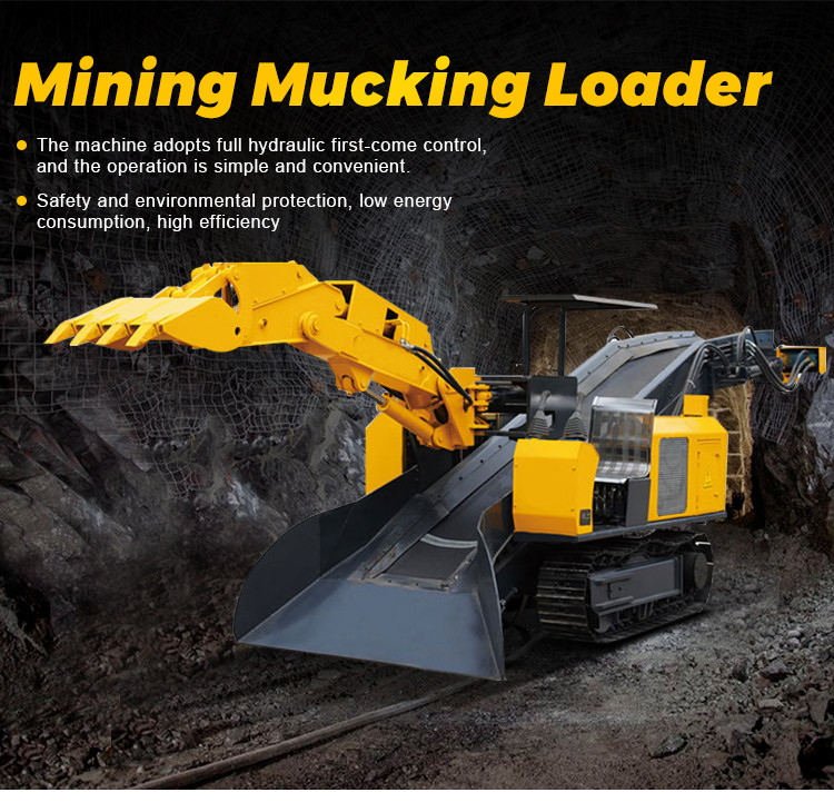 Hydraulic Coal Mine Crawler Mucking Loader Tunnel Mucking Machine