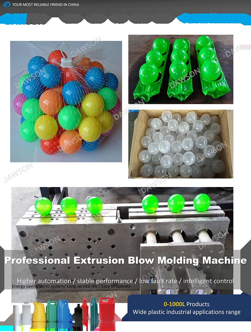 Automatic Extrusion Blow Molding Machine HDPE Plastic Ball