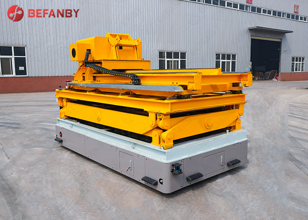 Double-Layer Lifting Rail Battery Automatic Guided Vehicle