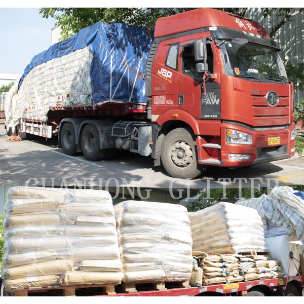 GH5220 Orange Rainbow Extra Fine Bulk PET Hexagonal Glitter Powder Christmas Decoration Supplies for Nail Art Makeup Sale