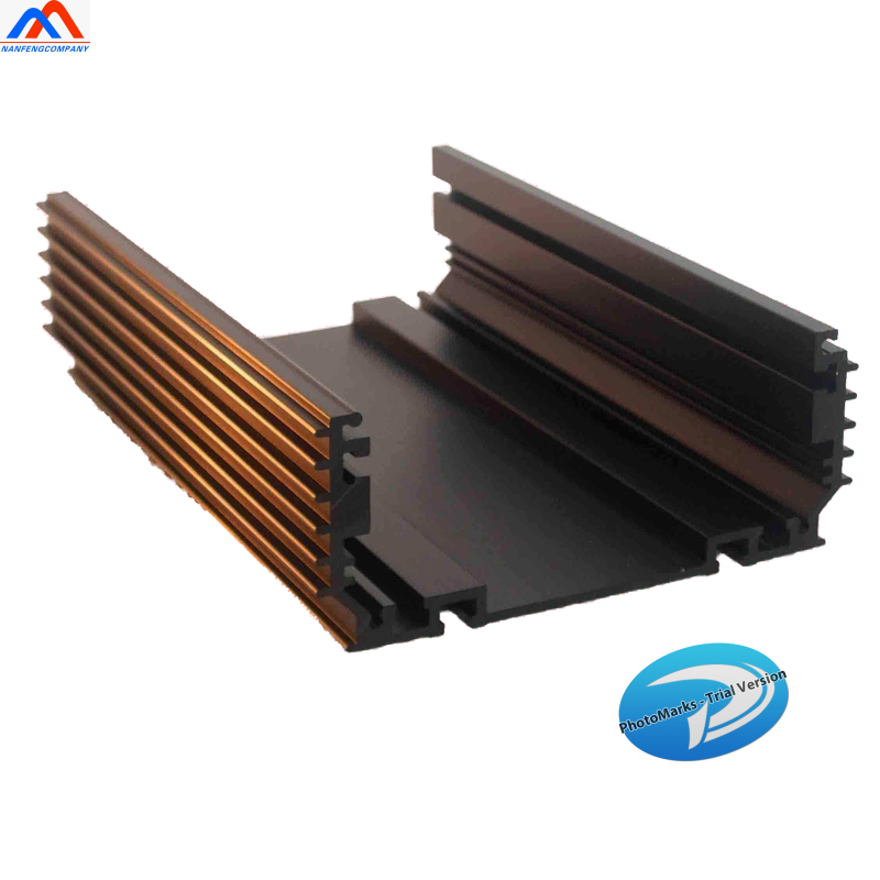 0.4--3mm Thickness Customized Extrusion Heat Sink Enclosure for Electronics Mounting
