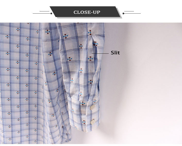 Yarn Dyed Size 36 38 40 Jacquard Organic Cotton Shirt