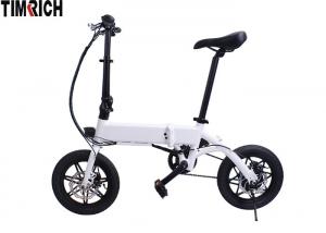 Two Wheel 14 Inch Power Assisted E Bike Aluminium Alloy Customize TM-KV-1430