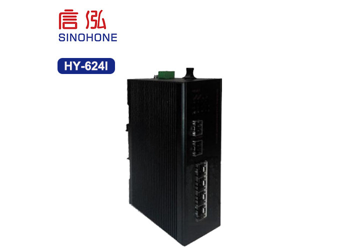 Secure PTN 2 Port Ethernet Switch , Stable Fiber Optic Cable Connect Switch