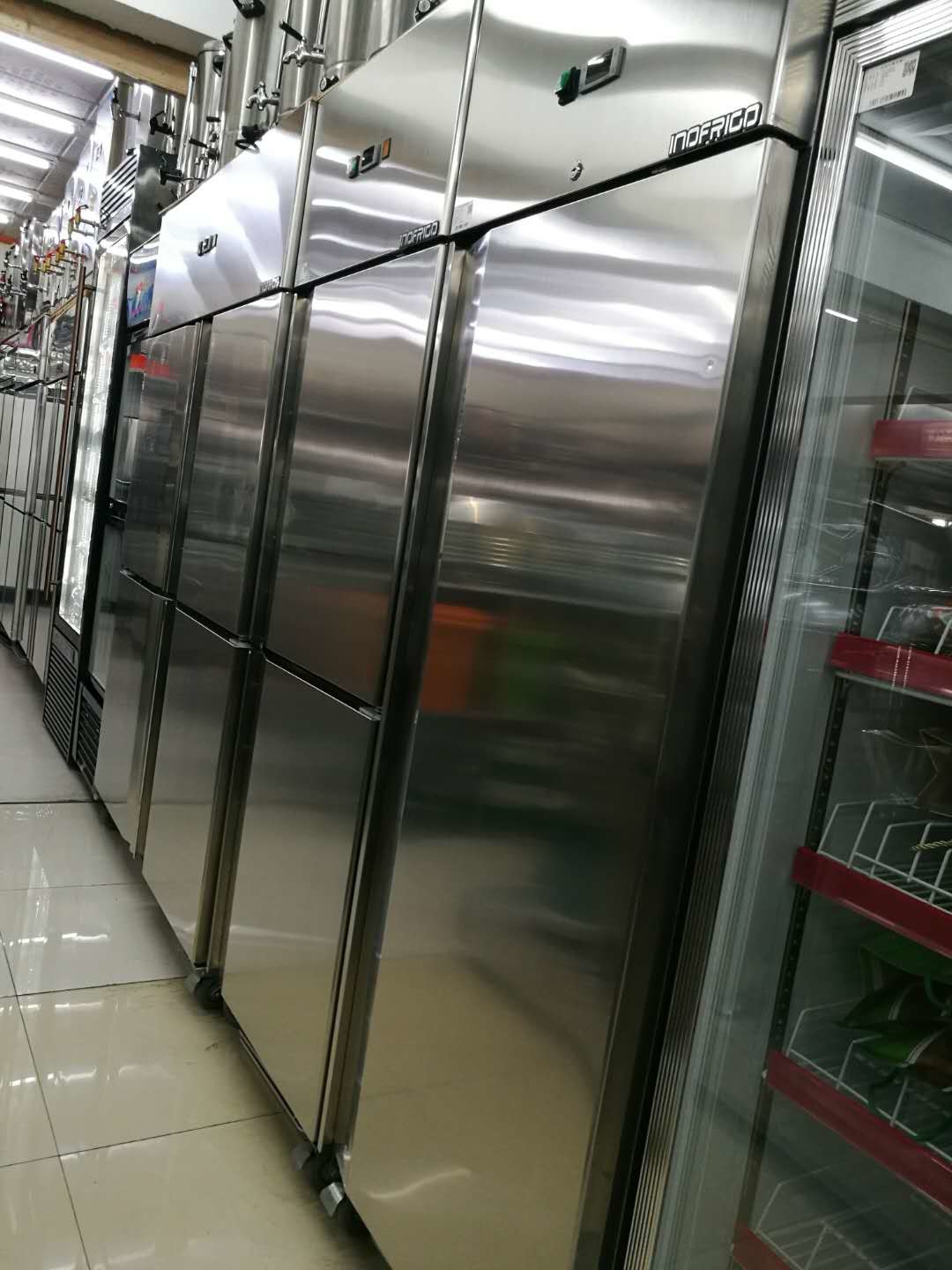 Single Door Gastronorm Chiller Commercial Refrigerator Freezer Imported Embraco Compressor Air Cooled System