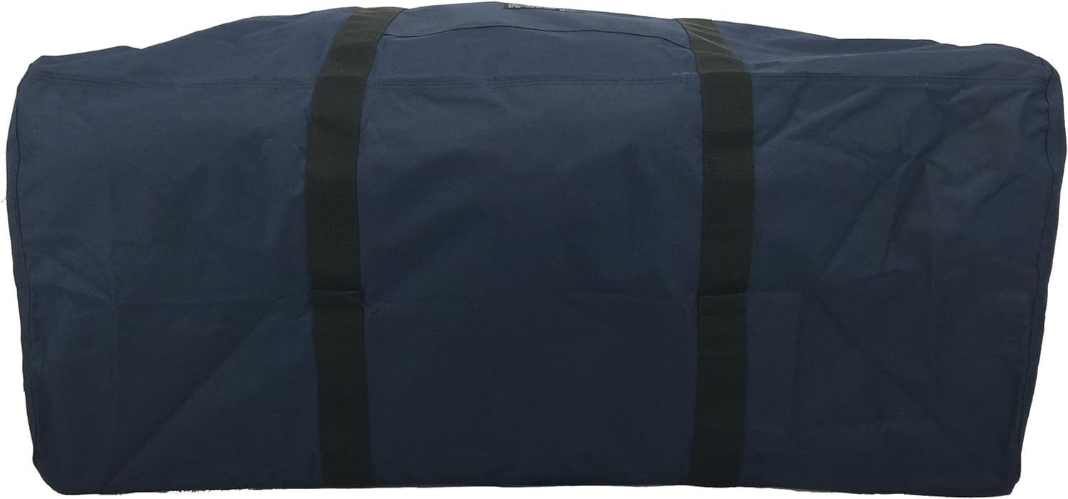 HEAVY DUTY CARGO DUFFEL LARGE SPORT GEAR DRUM SET EQUIPMENT HARDWARE TRAVEL BAG ROOFTOP RACK BAG (36" X 17" X 17", NAVY)