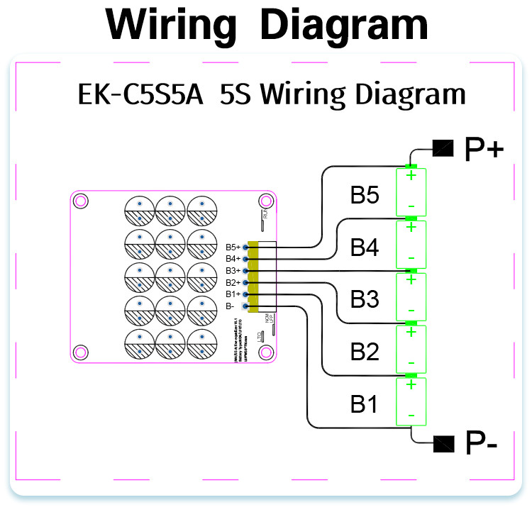 5A Active Balancer 3S 4S 5S 6S 7S 8S 14S 16S 17S 18S 19S 20S 21S Equalizer Lifepo4/Lipo/LTO for E-bike