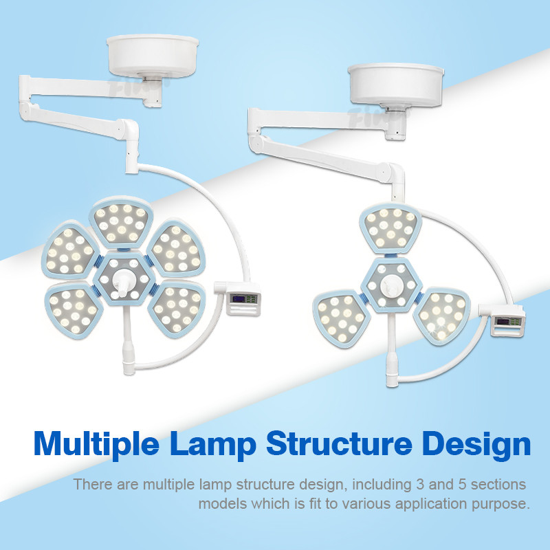 Shadowless Ceiling Surgical Operating Light Surgery Led Lamp With HD Camera