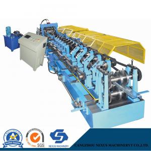 China                  Steel C Channel Roll Forming Machine C Section Purline Cold Roll Forming Machine              on sale