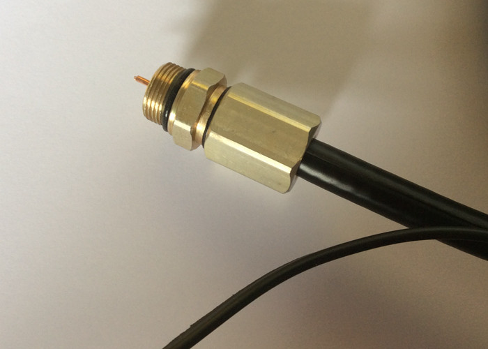 F Outdoor Coax Connector RG11 (F-11) Feed Thru With Copper Pipe 5/8