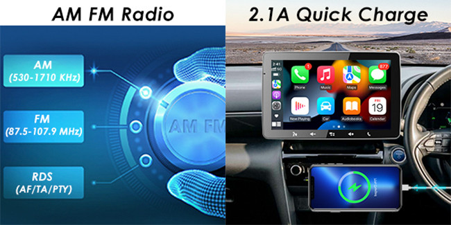 9 RCA Port Single Din Car Radio IPS LCD MP5 Single Din Dvd Player