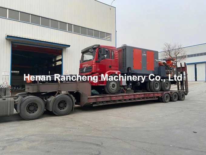 200m Drilling Depth Water Well Drill Rig 118HP Cummins 115 - 350mm Bore Dia