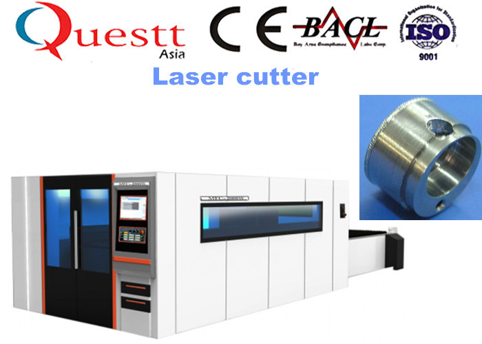Big Sheet Metal Laser Cutting Machine 10000W With Sealed Working Table