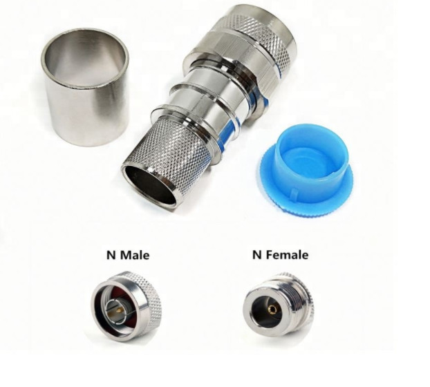 N Female Bulkhead With O-ring Connector to UFL 20cm Length 1.13mm Coaxial Cable Assembly