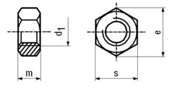 Micro Metric Hex Nuts Stainless Stee M3 Standard DIN 934 L For Electronics