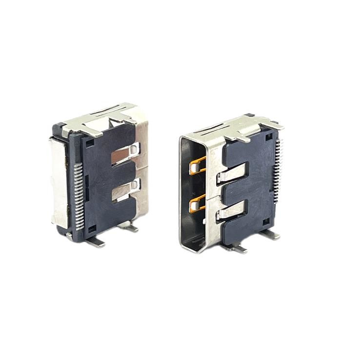 OEM Tin 80u" DP Socket Connector USB Jack SMT DIP Solder With PI Tape