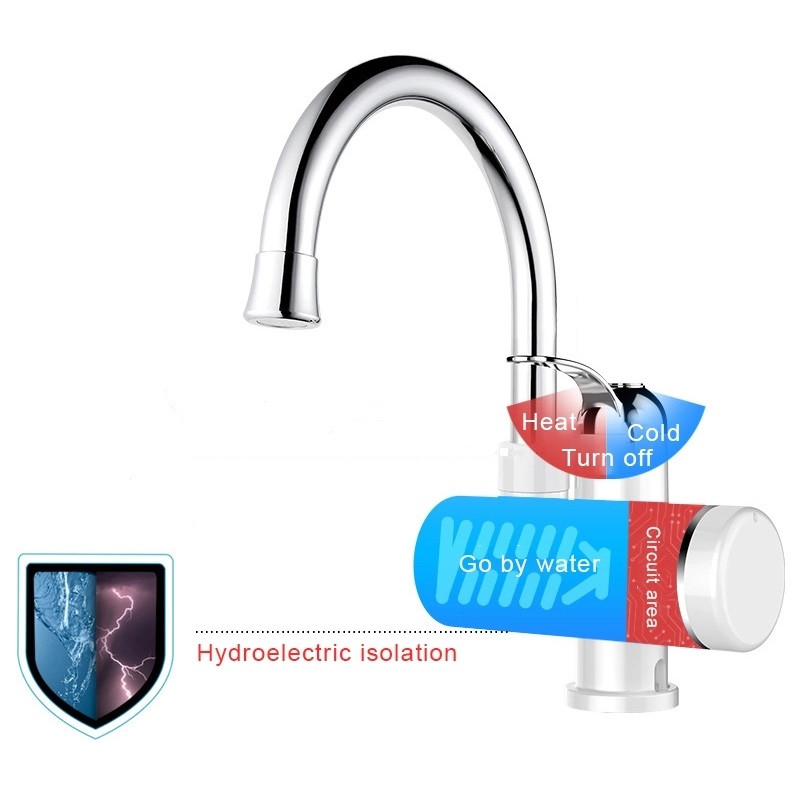 220V Automatic Hot Water Tap ABS High Temperature Resistance Electric Hand Wash Tap