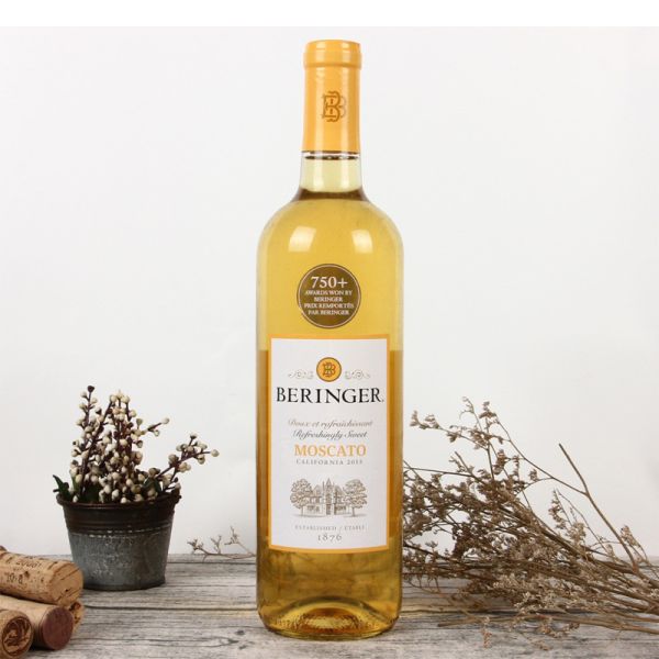 ISO9001 Recycled Personalised Wine Bottle Sticker Gold Silver Gloss Lamination