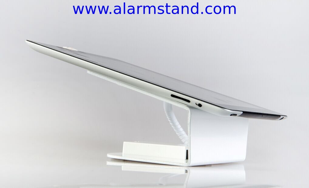 COMER anti-lost Security sensor alarm cord locking devices for tablet pc holder with charger