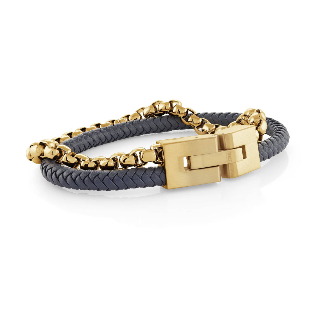 Authentic Men's Meteorite Bracelet Stainless Steel Diamond Chain Bracelet