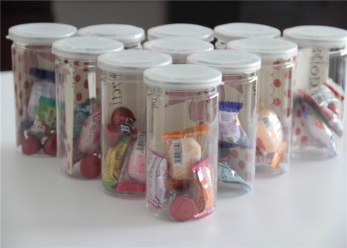 500ml Transparent Clear Plastic Packaging Tubes Dates Packaging Plastic Container