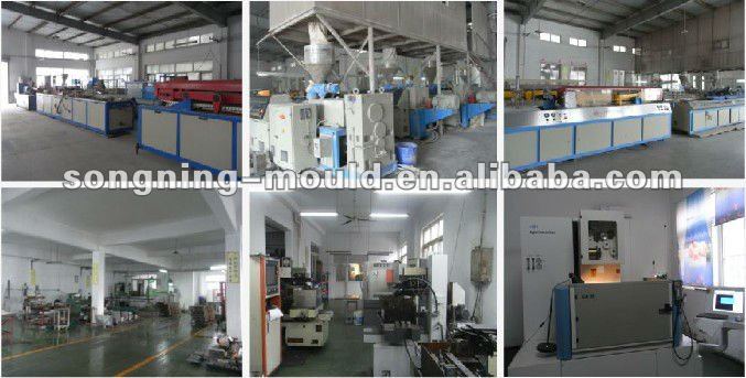 Customized PVC Co-extrusion Wood Pattern Plastic Lumber for Landscaping