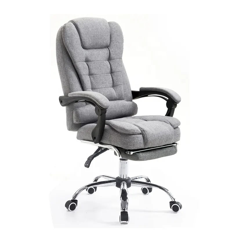 High Back Leather Executive Swivel Chair Ergo Office Chair With Footrest