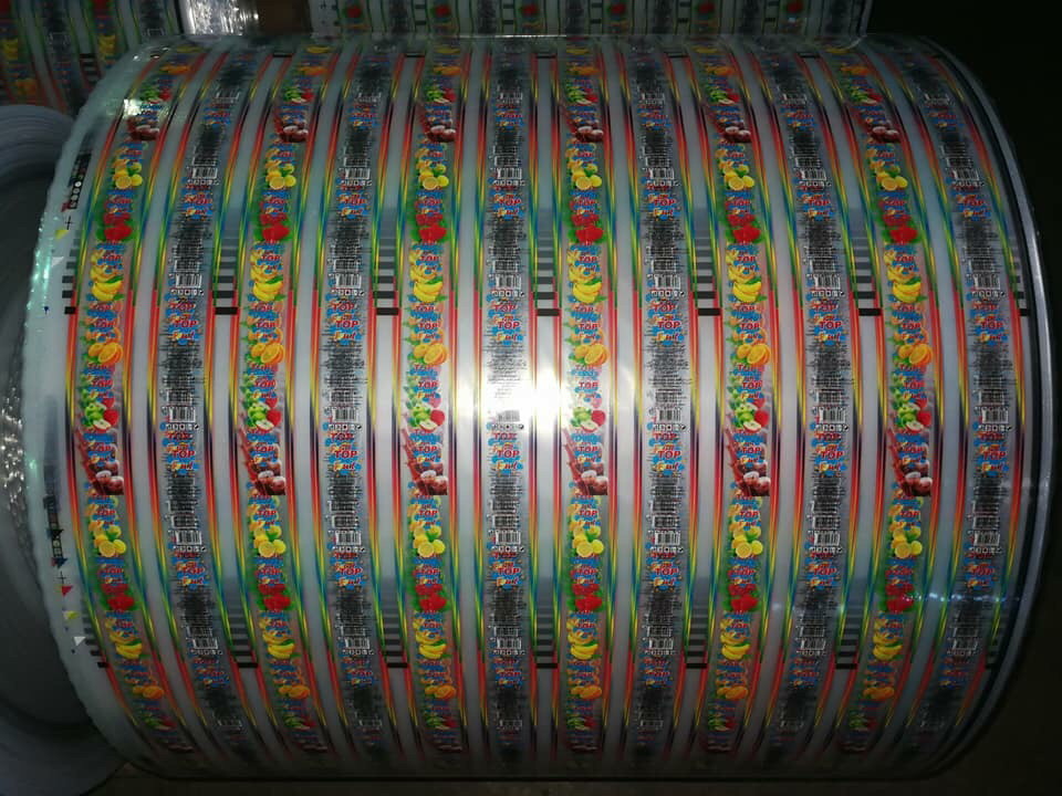 Mini CI Flexo Label Printing Machine 15kw 6 Colors Central Drum
