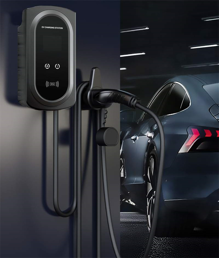 11kWh WIFI Level 2 EV Charger Station EVSE Wallbox 7KW 22KW For HYUNDAI KONA