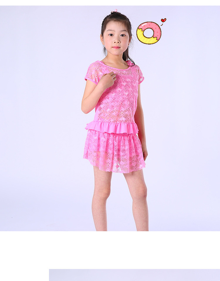 Three Pieces Summer Cute Girls Swimsuit