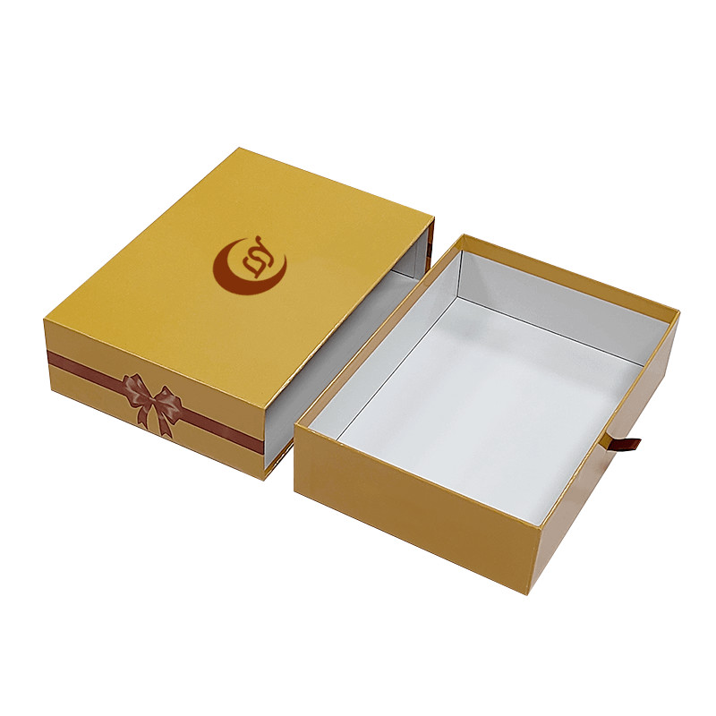 Custom Slid Drawer Gift Paper Box With Color Printing for Gift Sets Packing Packages Paper Rigid Box