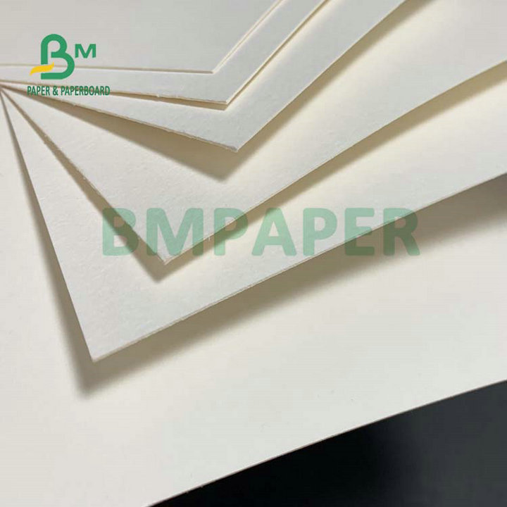 0.4mm 0.6mm 0.9mm White Uncoated Absorbent Paperboard For Making Hotel Coaster 