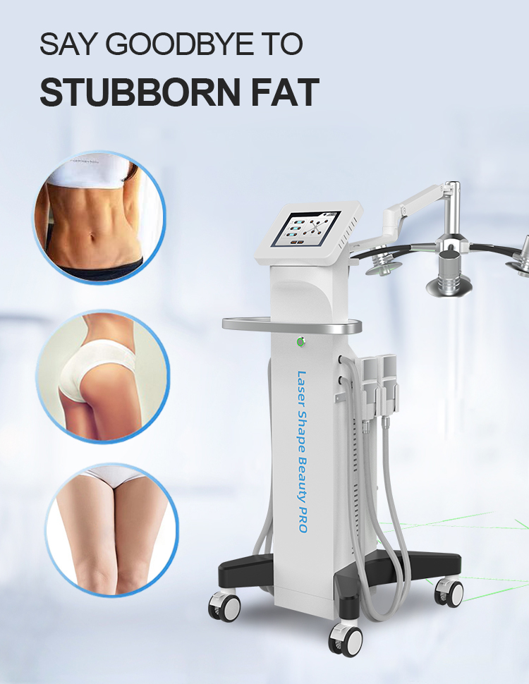 Fat Removal Non Invasive 8D Laser Therapy Machine Dual Wavelength 532nm 635nm Red And Green Light