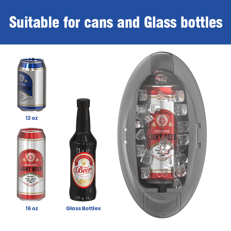 Gray Electric Beverage Cooler, A Must-Have Mobile Beverage Cooler For Summer
