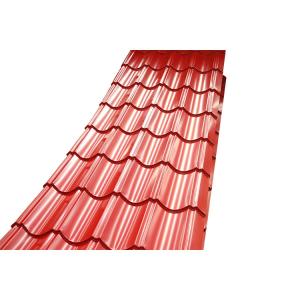 China Red GI Roofing Sheet PPGI Roof Sheet Hot Dipped Z30 Galvanized Metal Roofing Ral Color on sale
