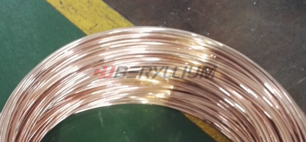 UNS No C17500 Cuco2be Beryllium Bronze Wire Thickness 0.8mm Copper Wires