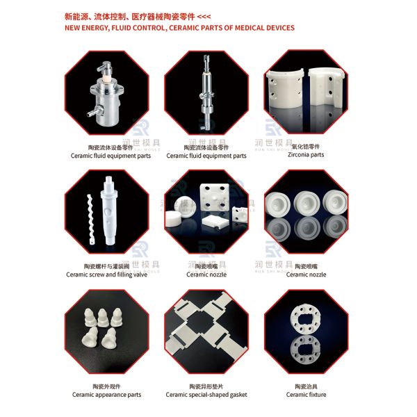 Corrosion Resistant Zirconia Ceramic Sealing Valves Semiconductor Components