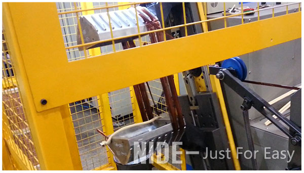 Semi automatic Big Power Pump Motor Stator Coil Making machine for deep water pump motor-2