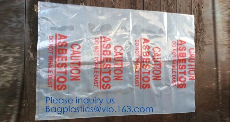 Heavy Duty Construction Plastic Asbestos Bag Waste Bag,Heavy Duty Disposal Polythene bags For Asbestos Removal BAGEASE