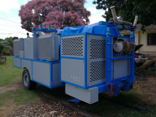 2x45kN Overhead Line Stringing Equipment Hydraulic Puller Tensioner Diesel 118kw 158hp