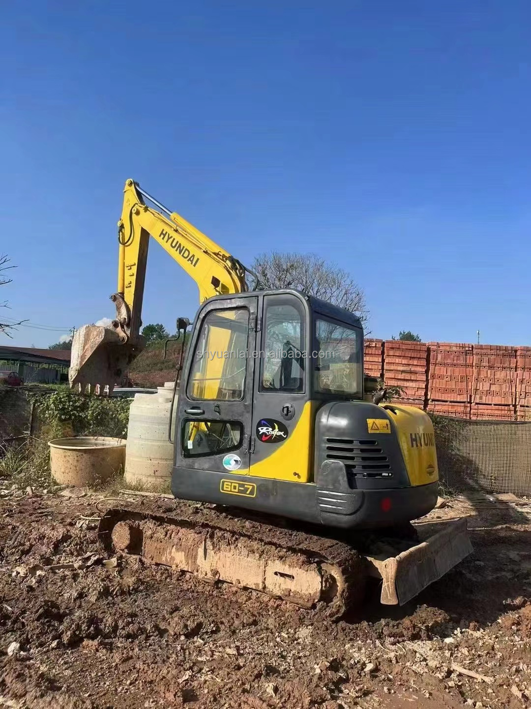 Best sell!Used Hyundai 60 60-7 Mini Excavator Korea Hyundai R60-7 Digging for sale
