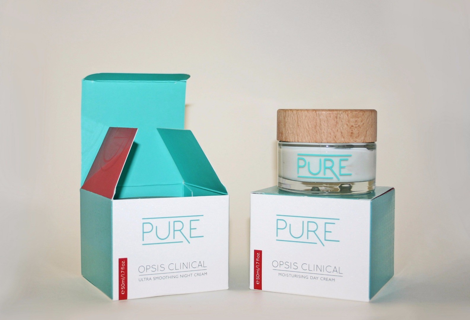 Customized 30ml 50ml PETG Cosmetics Cream Empty Jar With Electroplated Lid