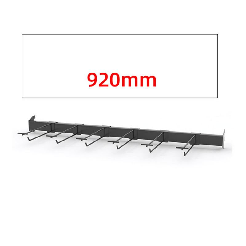 Tube Bar Long Pegboard Hooks Black 660mm 920mm Size Zinc Chrome Surface